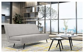 Jasnoszara rozkładana sofa 87 cm Mallory – Støraa