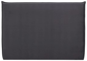 Łóżko tapicerowane 180 cm - Welur - Antracytowy - AMBRILIA