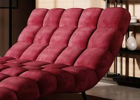 Nowoczesny szezlong pikowany Del 120 chesterfield do salonu
