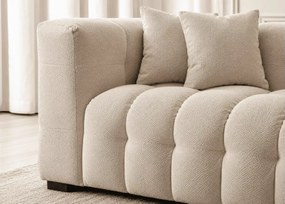 Elegancka sofa Droma 3-osobowa w kolorze kremowym – komfort i styl do salonu