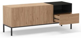 Szafka pod TV w naturalnym kolorze 140x55 cm Cailin – Marckeric