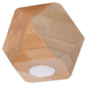 Lampa sufitowa w naturalnym kolorze 12x12 cm Vige – Nice Lamps