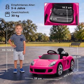 AIYAPLAY Dziecięcy samochód elektryczny Porsche 12V z akumulatorem litowym, pilotem, 2 silniki, łagodny start, tylne zawieszenie | Aosom PL
