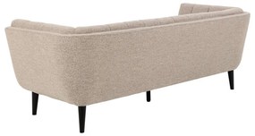 Beżowa sofa z materiału bouclé 218 cm Tampa – Actona