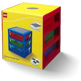 Czerwony organizer z 3 szufladami Storage - LEGO®