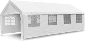 Duży namiot ogrodowy 32 m² – stalowe rurki, plandeka PE,4×8m