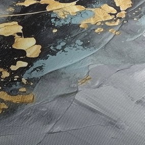 Obraz - Abstrakcja (z zegarem) (90x30 cm)