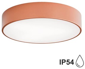 Zewnętrzna lampa sufitowa CLEO 3xE27/24W/230V pr. 40 cm miedziana IP54