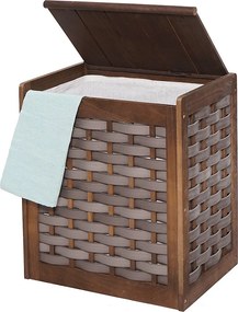 Kosz na pranie MCW-G37,  brązowy