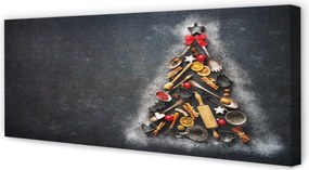 Duży obraz na płótnie Choinka i Dekoracje