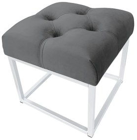 Pufa CHESTERFIELD LOFT ławka postawa biała BL14