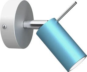 Niebieski metalowy kinkiet - K345 C2-G78