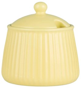 IB Laursen Ceramiczna cukiernica MYNTE LEMONADE żółta