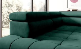 Narożnik CHIVAS L Lewostronny z Elektryczną regulacją siedziska wolnostojący tkanina Element 12 WERSAL