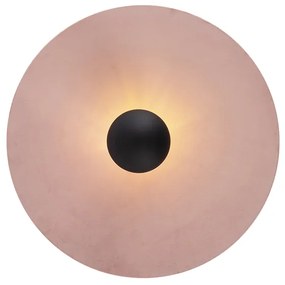 Plafon / Lampy sufitowe czarny klosz płaski różowy 45cm - Combi Nowoczesny Oswietlenie wewnetrzne