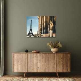 Obraz z placu Trocadero, Paryż (70x50 cm)
