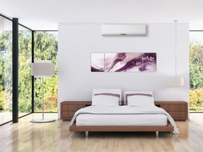 Obraz - Fioletowy płyn artystyczny (170x50 cm)