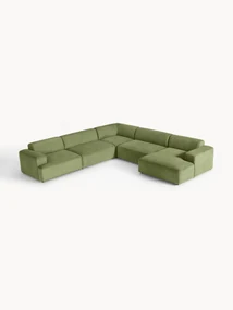 Sofa narożna ze sztruksu Melva
