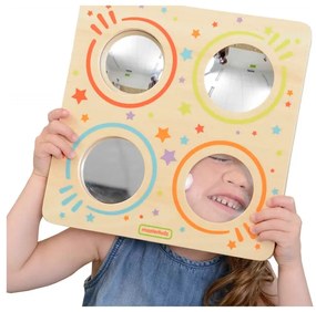 Masterkidz sensoryczna tablica lustra i soczewki zakrzywienia obrazu montessori