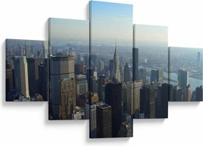 Obraz - Manhattan za dnia (125x70 cm)