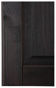 Brązowa szafka pod TV z litego drewna sosnowego 45x44 cm Cubrix – Støraa
