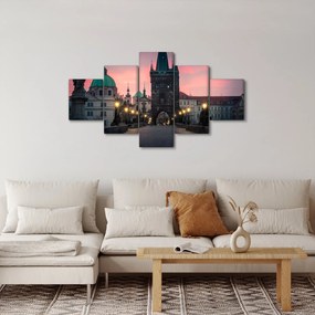 Obraz  - Na Moście Karola (125x70 cm)