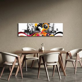 Obraz - Muzyka (170x50 cm)