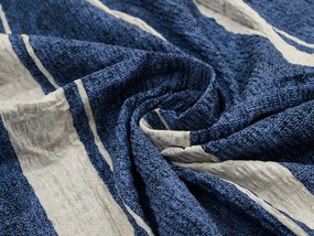 PrzytulneMieszkanie.pl PrzytulneMieszkanie.pl Kreponowa pościel z bawełny renforcé BLUE LINE niebieska Rozmiar pościeli: 70 x 90 cm | 140 x 200 cm