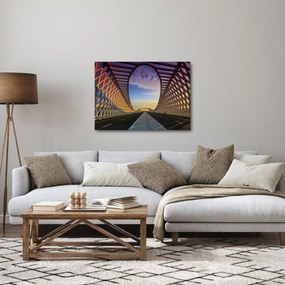 Obraz nowoczesnej architektury mostowej (70x50 cm)