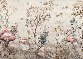 Obraz - Rysunek flamingów (70x50 cm)