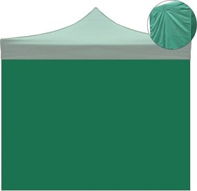 3x2m wodoodporna zielona osłona boczna do składanej altany 3x3m