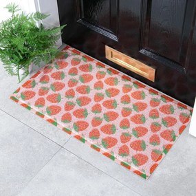 Wycieraczka z PVC 40x70 cm Pink Strawberry – Artsy Doormats