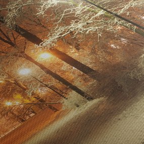 Obraz - Zaśnieżony park (125x70 cm)