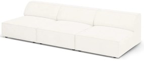 Kremowa sofa z materiału bouclé 240 cm Jodie – Micadoni Home