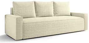 Kremowa rozkładana sofa z funkcją spania T1-T41