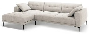 Beżowy narożnik (lewostronny/z szezlongiem) Bemy – Micadoni