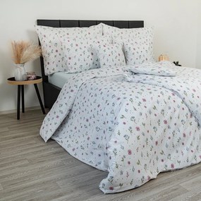 Kvalitex Pościel krepa Letnia łąka, 140 x 200 cm, 70 x 90 cm