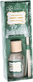 Zestaw upominkowy dyfuzor zapachowy Świąteczne jagody + woreczek zapachowy, 8,4 x 24,6 x 6,2 cm