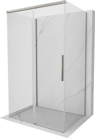 Mexen Rox-3S kabina prysznicowa 3-ścienna rozsuwana 115 x 85 cm, transparent, nikiel szczotkowany - 8C2-115-085-97-00-3S