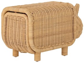Rattanowy stołek dla dzieci Soffe − Bloomingville Mini