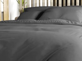 PrzytulneMieszkanie.pl PrzytulneMieszkanie.pl Bawełniana pościel LUX ciemnoszara z hotelową kieszenią Rozmiar pościeli: 70 x 90 cm | 140 x 200 cm