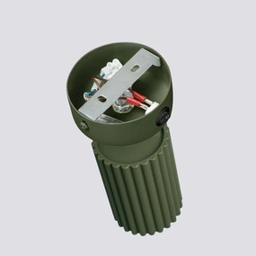 Kinkiet KARBON zielony oliwkowy z włącznikiem SOLLUX  LIGHTING