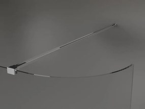 Mexen Kioto-R ścianka prysznicowa zaokrąglona Walk-in 120 x 200 cm, transparent 8 mm, chrom - 800-120-101-01-06