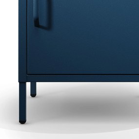 Szafka nocna metalowa granatowa Modern MIA, 424 x 595 x 400 mm