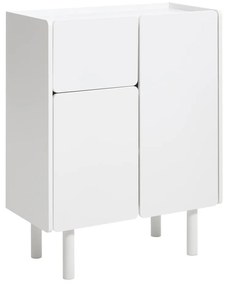 Biała szafka 80x100x40 cm Bera – Unique Furniture