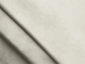 Kremowe tapicerowane łóżko dwuosobowe ze schowkiem ze stelażem 180x200 cm Lemi – Makamii