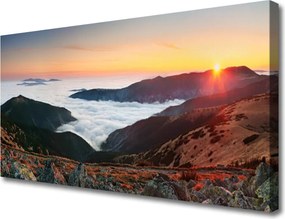 Obraz canvas Majestat Gór nad Chmurami