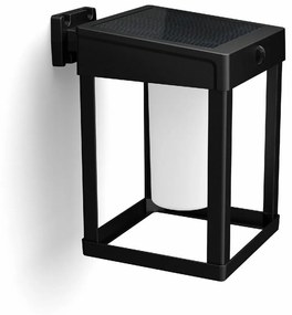 Philips Camil UltraEfficient Solarne oświetlenie ścienne LED zewnętrzne 1,4 W 3000 K, czarny