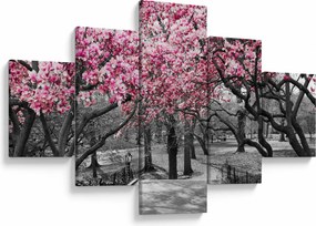 Obraz drzew magnolii (125x70 cm)