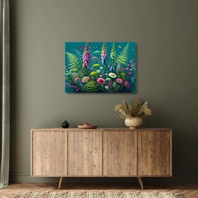 Obraz na szkle - Kwiaty łąkowe (70x50 cm)